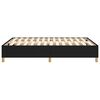 vidaXL Estructura de cama con somier tela negro 140x190 cm