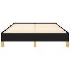 vidaXL Estructura de cama sin colchón tela negro 120x190 cm