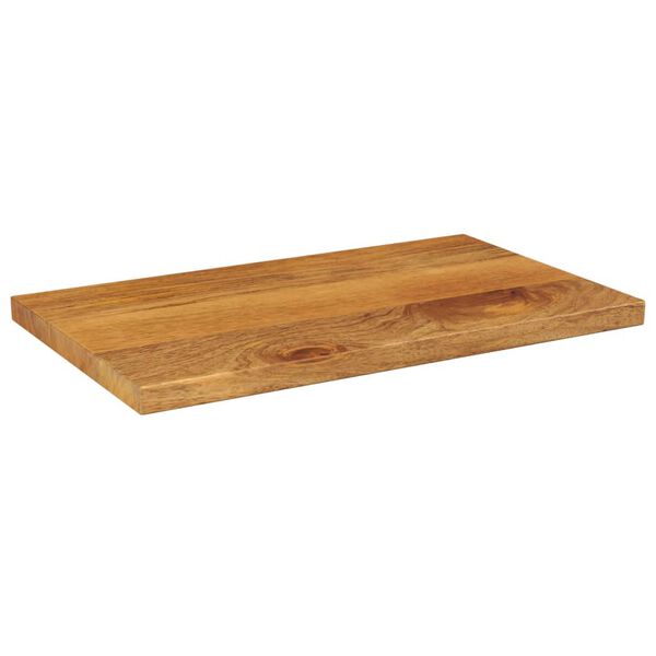 vidaXL Tablero de mesa rectangular madera maciza mango 60x20x3,8 cm