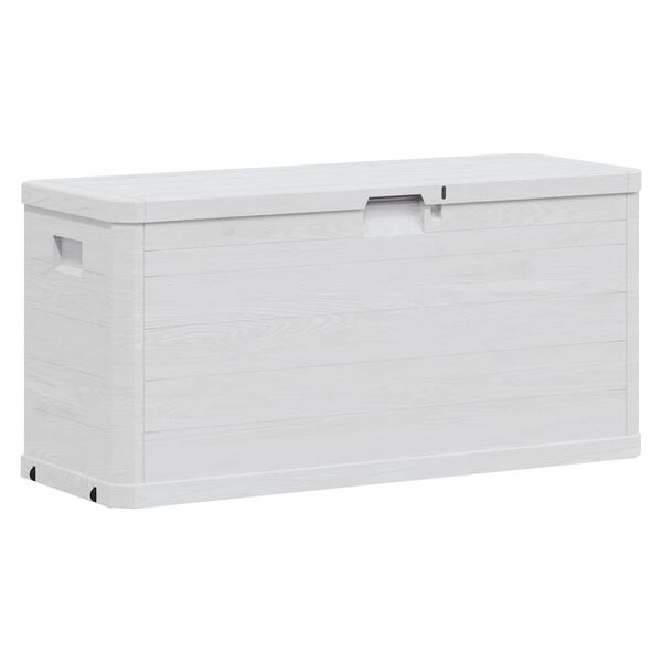 vidaXL Caja de almacenamiento de jardín 280 L gris claro