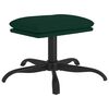 vidaXL Reposapi&eacute;s de terciopelo verde oscuro 60x60x36 cm