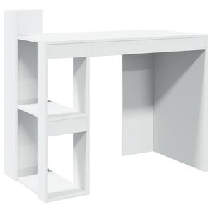 vidaXL Escritorio de oficina madera ingenier&iacute;a blanco 103,5x56,5x94 cm