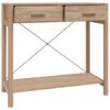 vidaXL Mesa consola de madera contrachapada 82x38x75 cm