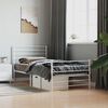 vidaXL Estructura cama sin colchón con estribo metal blanco 80x200 cm