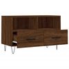 vidaXL Mueble para TV madera contrachapada roble marr&oacute;n 80x36x50 cm
