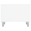 vidaXL Mesa de centro madera contrachapada blanco 60x44,5x45 cm