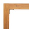 vidaXL Banco Aceite Natural 110 x 30 x 45 cm Madera de teca maciza
