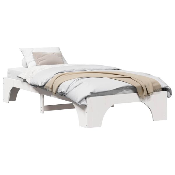 vidaXL Estructura de cama 80 x 200 cm Madera de pino macizo