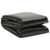 vidaXL Cubierta de piscina PE negro 488x244 cm