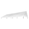 vidaXL Funda de toldo de cenador PVC 500 g/m² 3x6 m blanco