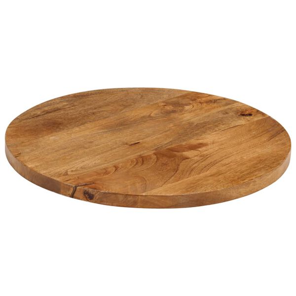 vidaXL Tablero de mesa redondo madera maciza de mango &Oslash; 40x3,8 cm