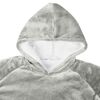 vidaXL Sudadera manta Gris l Forro Polar y Franela