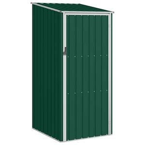 vidaXL Cobertizo de jard&iacute;n verde acero galvanizado 87x98x159 cm