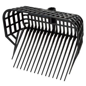 Kerbl Cabeza de horquilla para esti&eacute;rcol Maxi color negro 326056