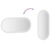 vidaXL Espejo de ba&ntilde;o LED ovalado 80x35 cm