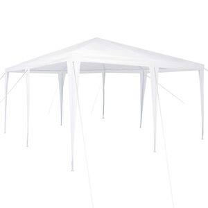 vidaXL Carpa de Fiesta 400 x 400 x 266 cm Polietileno y Acero