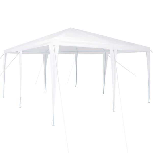 vidaXL Carpa de Fiesta 400 x 400 x 266 cm Polietileno y Acero