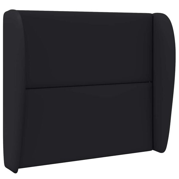 vidaXL Oreja de cabecero Negro 80 x 23 x 6 cm PVC