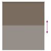 vidaXL Estor Enrollable Opaco Color Caf&eacute; 130x175 cm Tela Ancho 126,6cm