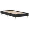 vidaXL Estructura de cama sin colchón madera negra 100x200 cm