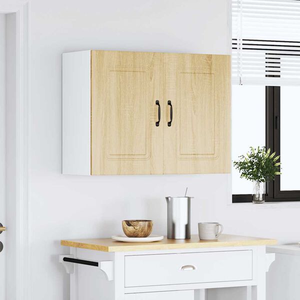 vidaXL Mueble de pared cocina Kalmar madera contrachapada roble sonoma