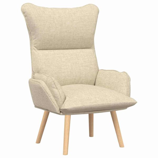 vidaXL sillón Crema 69 x 74 x 93 cm Tela Sherpa