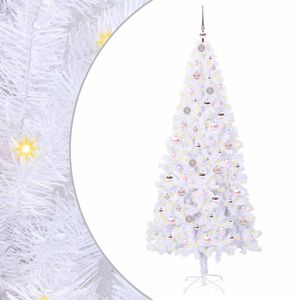 vidaXL &Aacute;rbol de Navidad artificial con 300 LED 210 cm PVC y Acero
