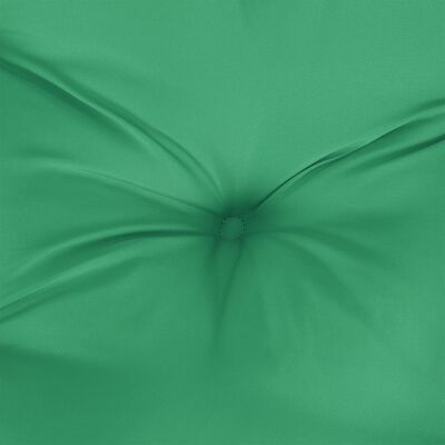 vidaXL Cojín de asiento de jardín de tela verde 120x80x12 cm