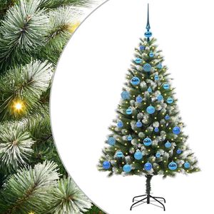 vidaXL &Aacute;rbol de Navidad Artificial Plegable con Nieve Esponjosa 150 cm