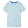 Camiseta infantil azul claro 116