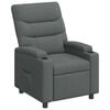 vidaXL Sill&oacute;n reclinable Gris oscuro 75 x 95 x 103 cm Tela