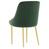 vidaXL Sillas de comedor 2 unidades terciopelo verde oscuro