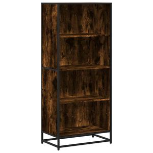 vidaXL Estanter&iacute;a madera de ingenier&iacute;a roble ahumado 60x35x139 cm