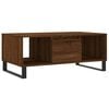 vidaXL Mesa de centro madera contrachapada marr&oacute;n roble 90x50x36,5 cm