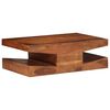 vidaXL Mesa de centro de madera maciza 90x60x30 cm acacia