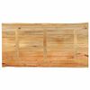 vidaXL Tablero de mesa borde natural madera maciza mango 110x60x3,8 cm