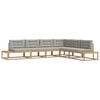vidaXL Conjunto de sof&aacute;s de exterior 6 uds. 5 plaza