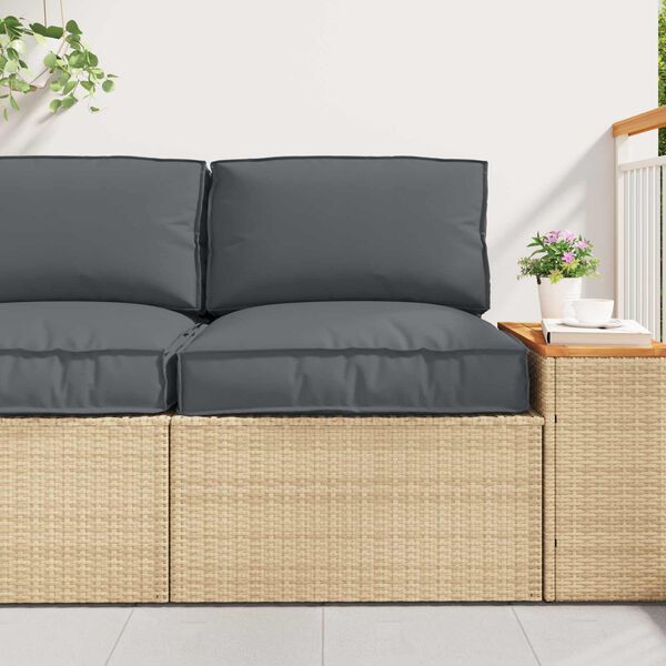 vidaXL Juego de Cojines para Palets 2 pcs Antracita Tela Oxford