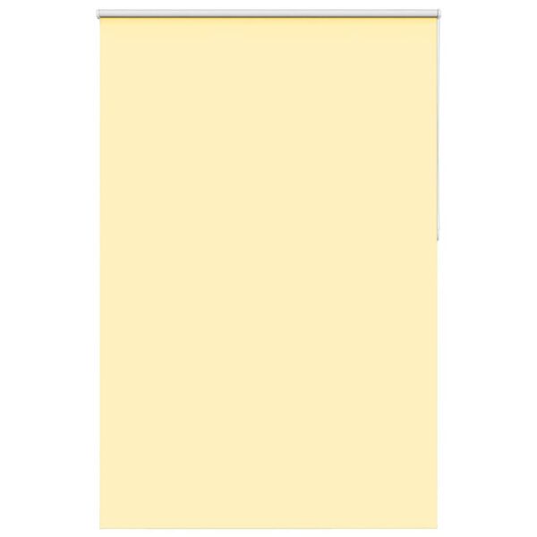 cmvidaXL Estor Enrollable Opaco Amarillo 145x210 cm Tela Ancho 141,6cm