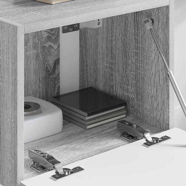 vidaXL Mueble de TV Montado en la Pared Gris Sonoma 60 x 31 x 29.5 cm