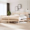 vidaXL Estructura de cama de madera maciza 200x200 cm