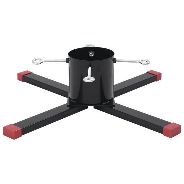 vidaXL Soporte para &aacute;rbol de Navidad negro 61x61x15,5 cm