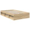 vidaXL Estructura de cama Sonoma 120 x 200 cm Madera de pino macizo