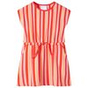 vidaXL Vestido infantil con cord&oacute;n rosa y rojo 104