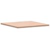 vidaXL Tablero de mesa cuadrado de madera maciza de haya 70x70x2,5 cm
