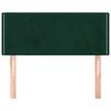 vidaXL Cabecero de terciopelo verde oscuro 80x5x78/88 cm