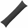 vidaXL Funda de almohada HEERLEN Gris oscuro 40 x 145 cm Boucl&eacute;