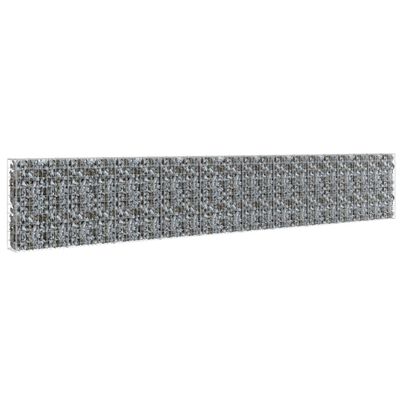 vidaXL Muro de gaviones con cubiertas acero galvanizado 600x30x100 cm