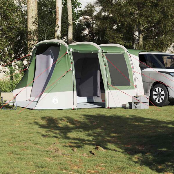 vidaXL Carpa para coche impermeable verde