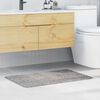 vidaXL Alfombrilla de ba&ntilde;o antideslizante Gris 60 x 90 cm PP
